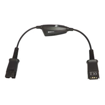 Duplex Poly compatible QD to QD cable with volume and mute switch