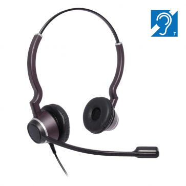 JPL HAC-2 binaural HAC headset, compatible with most hearing aids