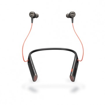 Poly Voyager 6200 UC wireless neckband bluetooth headset with earbuds