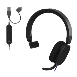 JPL Icon-110-UM3 monaural foldable wired USB headset