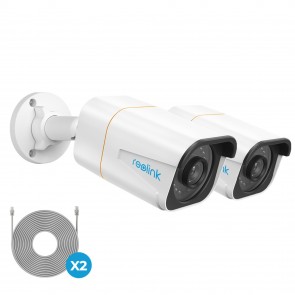 Reolink 4K+ UHD NVR PoE AI Bullet Add-on Cam 2pk