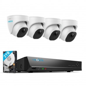 Reolink 4K+ UHD NVR PoE AI 8ch 4x Dome Kit 2TB