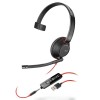 Poly Blackwire 5210 USB monaural wired headset with 3.5mm jack
