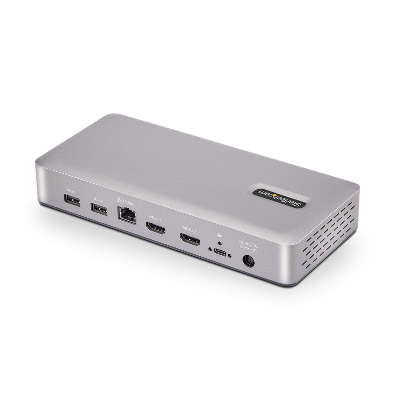 StarTech.com Dual-Monitor USB4 Docking Station, Dual 4K 120Hz or Single 8K 60Hz HDMI, 100W Laptop Charging, 2.5GbE, USB-C Multi- - Image 11