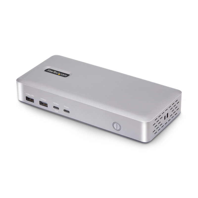 StarTech.com Dual-Monitor USB4 Docking Station, Dual 4K 120Hz or Single 8K 60Hz HDMI, 100W Laptop Charging, 2.5GbE, USB-C Multi-