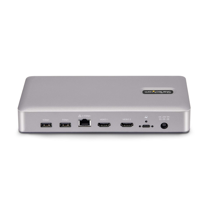 StarTech.com Dual-Monitor USB4 Docking Station, Dual 4K 120Hz or Single 8K 60Hz HDMI, 100W Laptop Charging, 2.5GbE, USB-C Multi- - Image 13